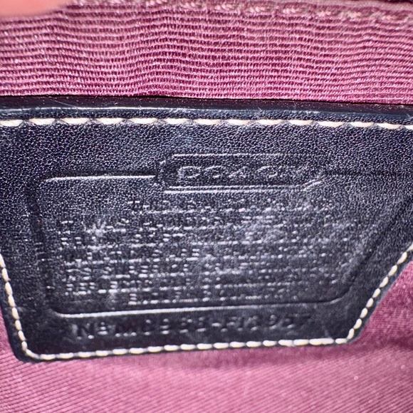 Leather Coach (genuine) crossbody or over-the-shoulder bag - Picture 1 of 6
